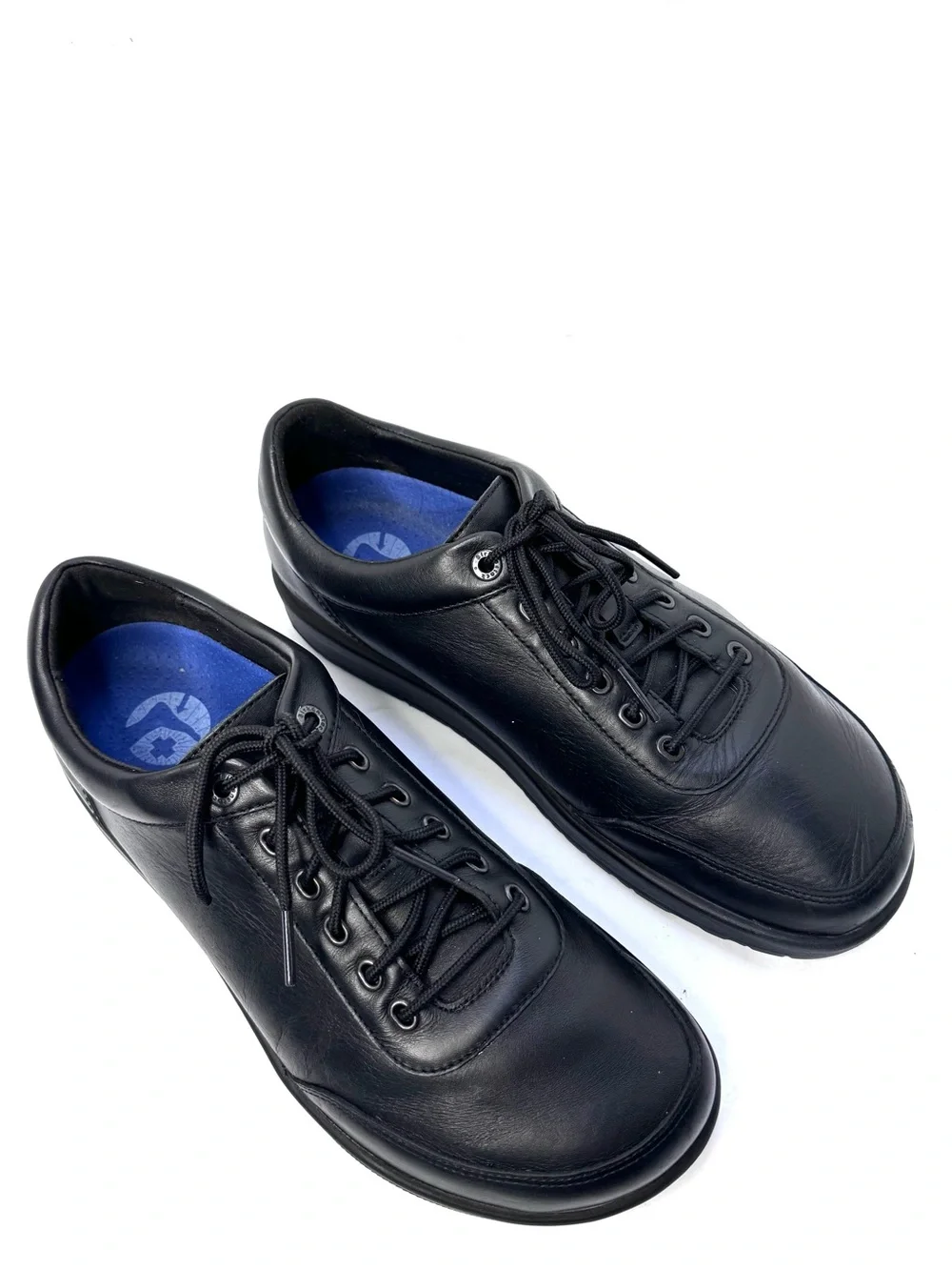 Birkenstock Highwood Lace Low Mens US 7 EU 40 Black Leather Comfort Shoes